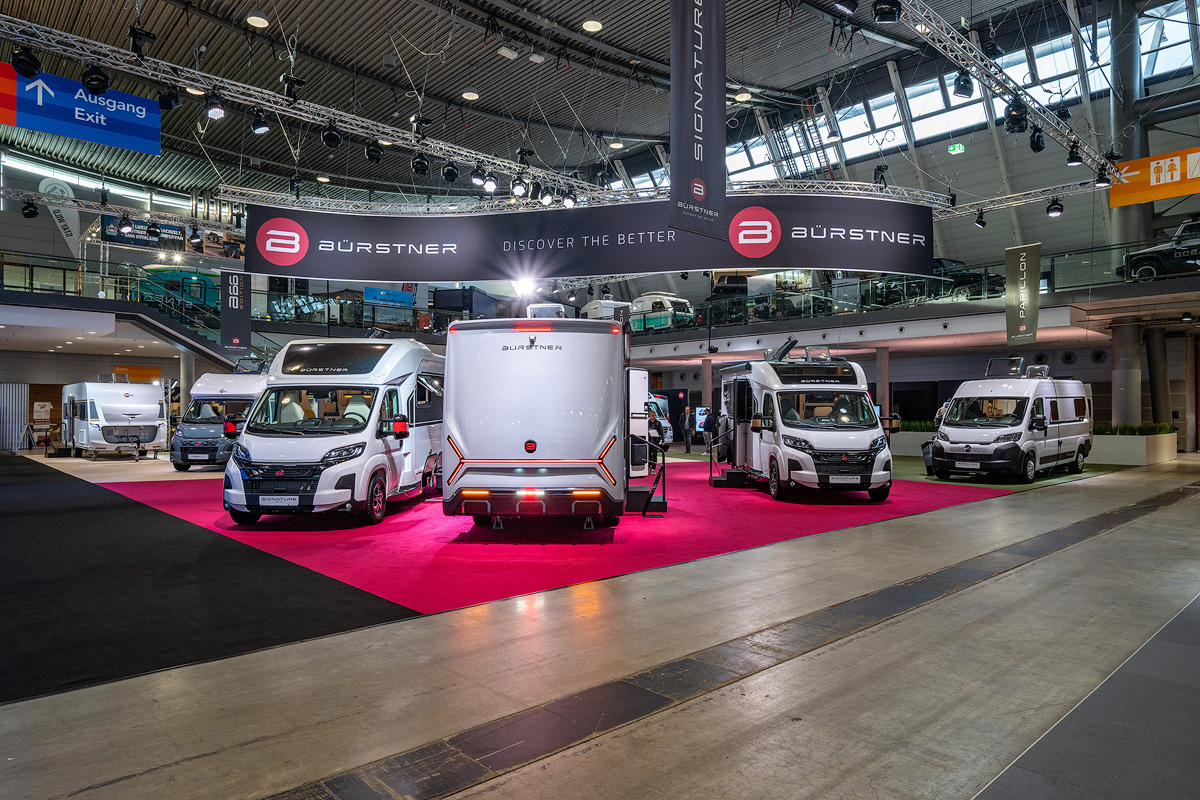 Koniec przyczep kempingowych Bürstner 